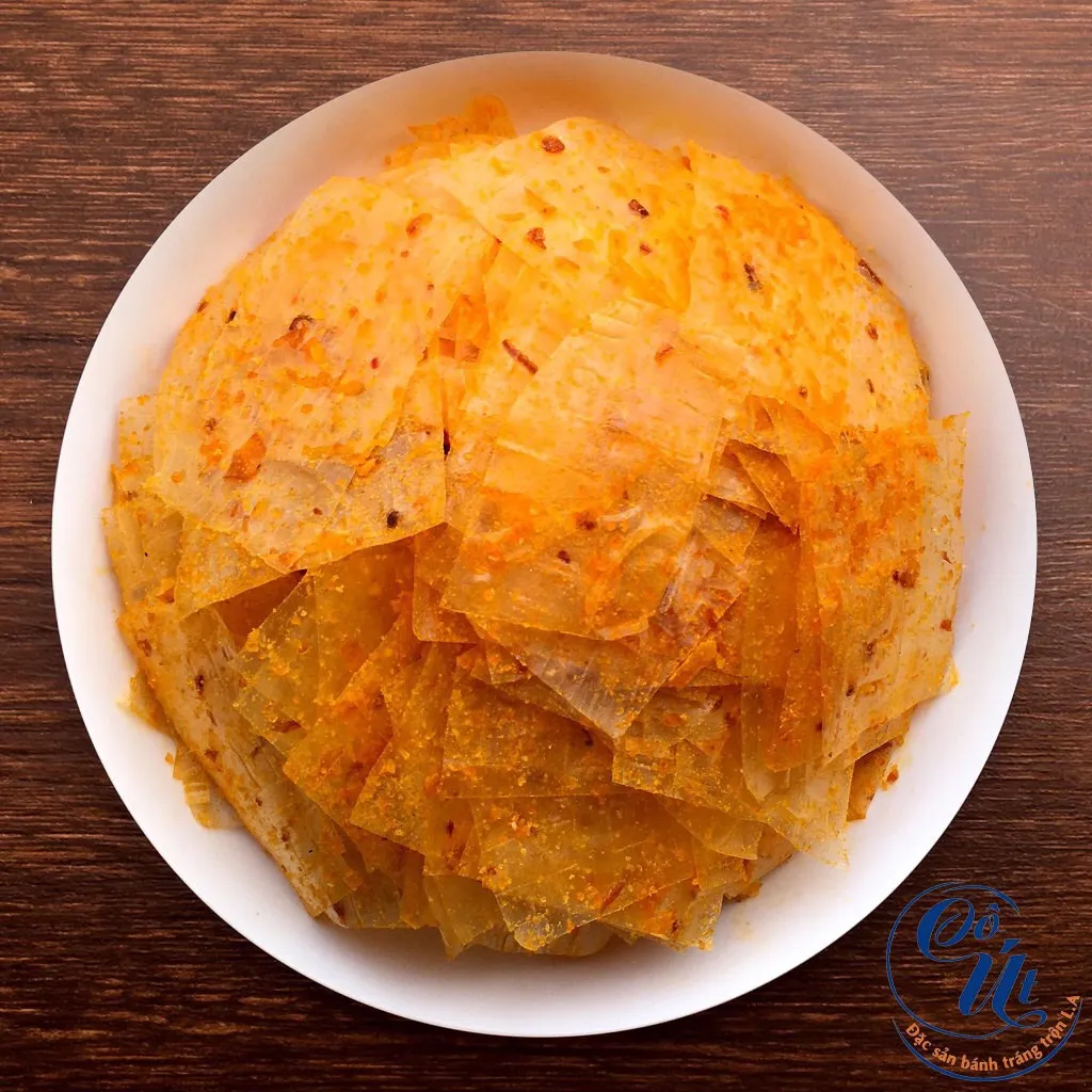 Bánh Tráng Trộn Vuông Phô Mai Cô Út – Siêu Béo, Thơm Ngon