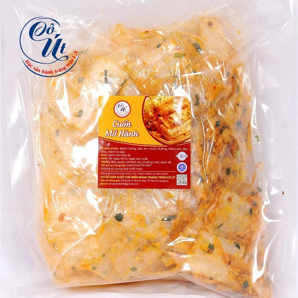 Bánh Tráng Cuộn Hành Ngoài