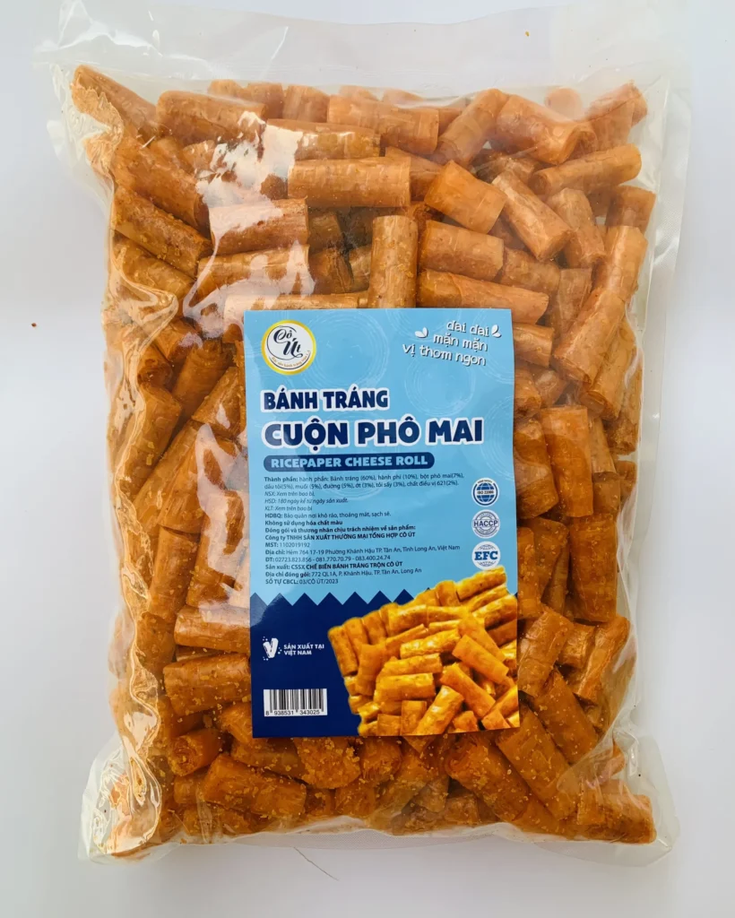 Bánh Tráng Cuốn Phô Mai Cô Út – Thơm Béo, Ăn Là Ghiền