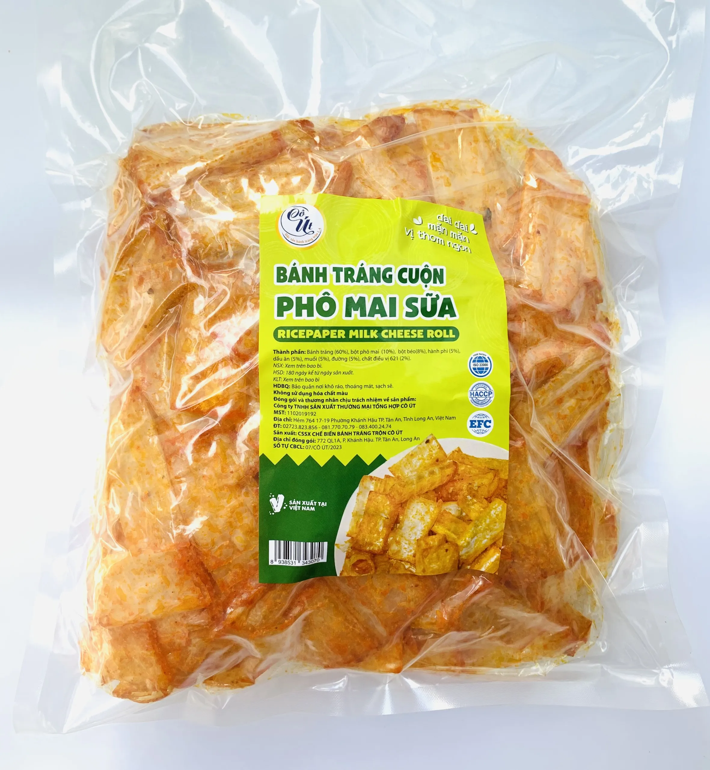 Bánh Tráng Cuộn Phô Ngoài
