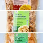 Ba loại bánh tráng trộn phổ biến: cuộn, sợi, vuông